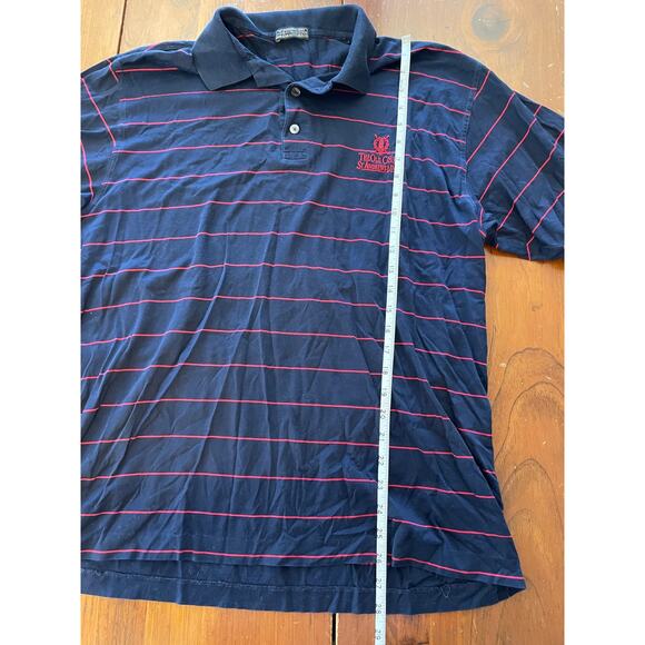 St Andrews Links Tartan Collection Large Mens Polo Made in Italy All Cotton - Picture 10 of 11